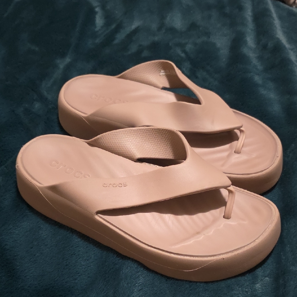 CROCS Women's Tan Sandals